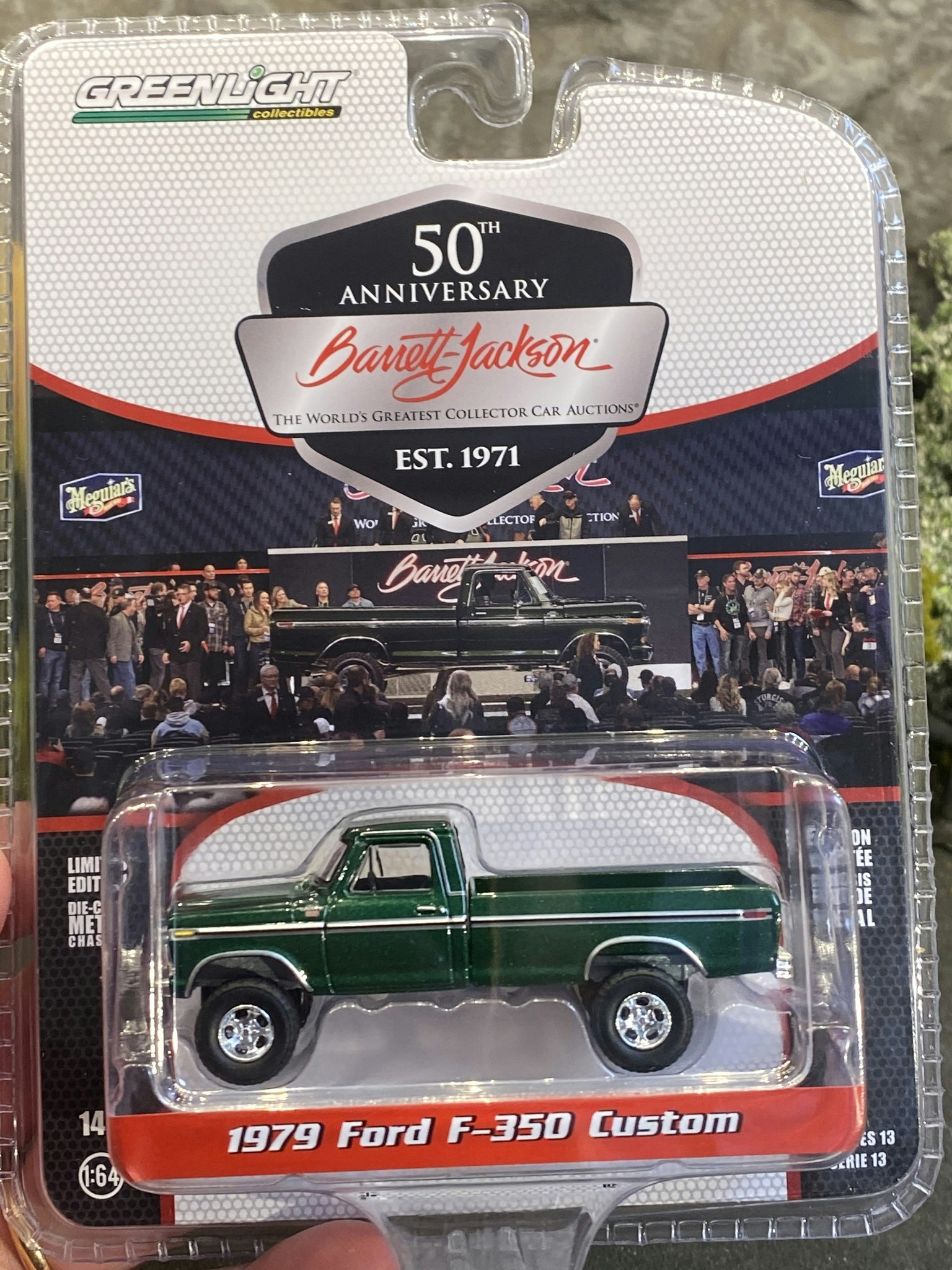 Skala 1/64 Ford F-350 Custom 79'' Barrett Jackson auctions fr Greenlight