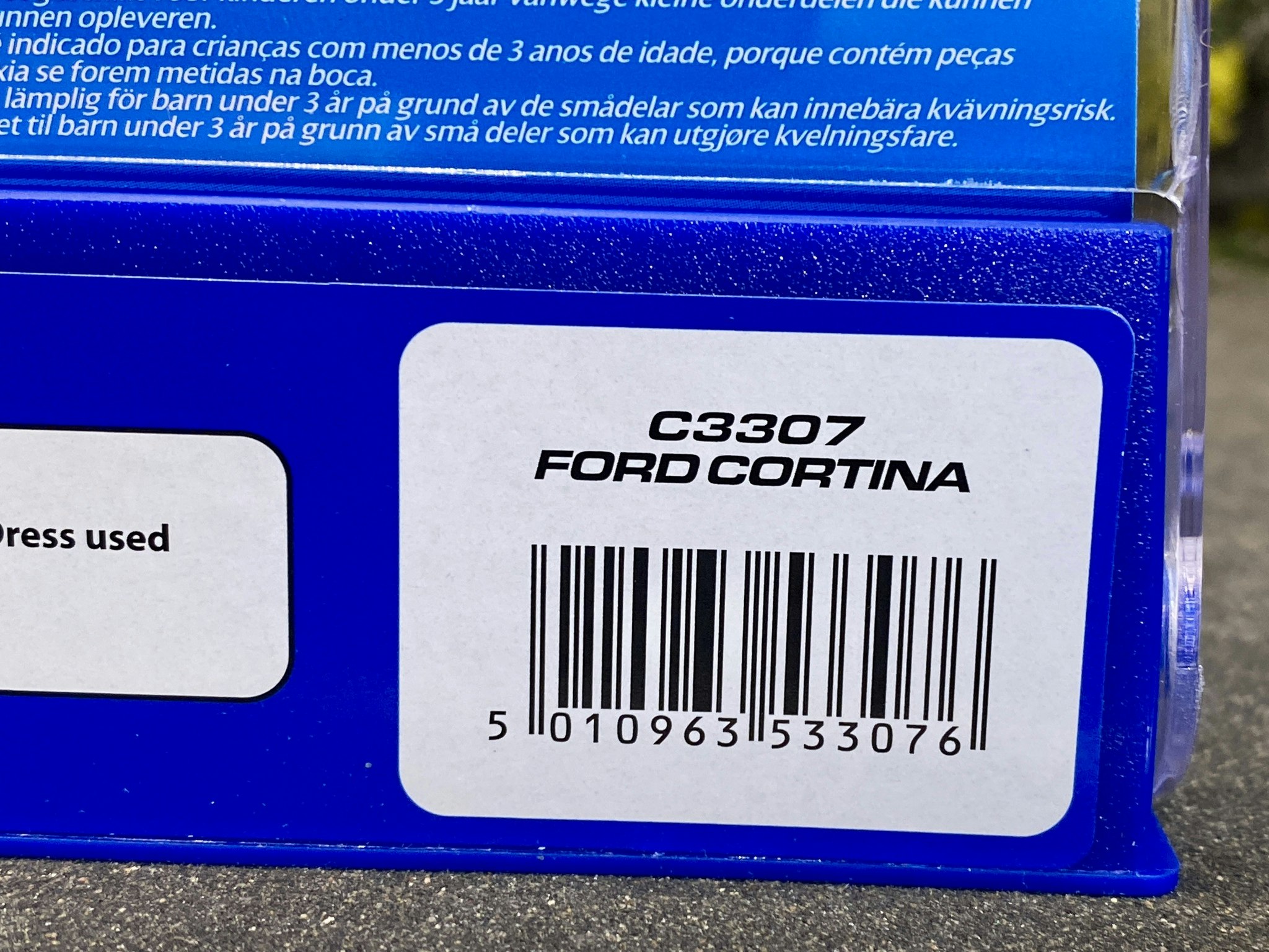 Skala 1/32 Analog Slotcar - Ford Cortina #16 Blue fr Scalextric