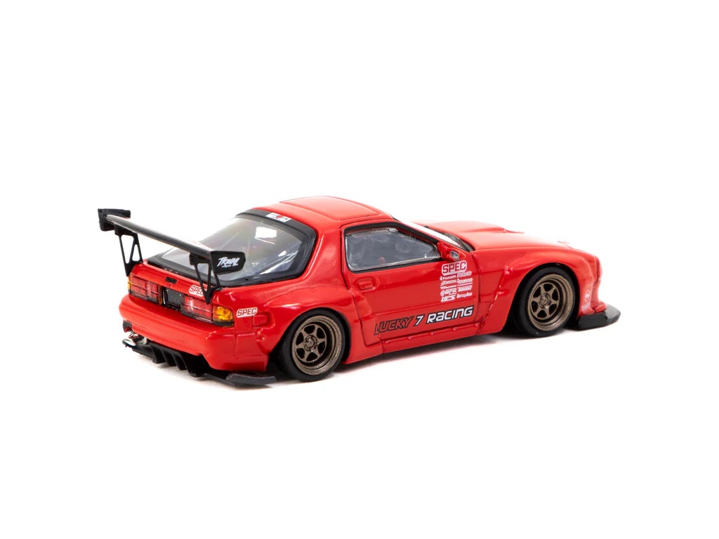 Skala 1/64 Pandem Mazda RX-7 FC3S Red fr Tarmac Works