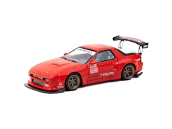 Skala 1/64 Pandem Mazda RX-7 FC3S Red fr Tarmac Works