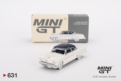 Skala 1/64 - Lincoln Capri 1954 Arctic White/Atlantic Blue fr MINI GT (631)