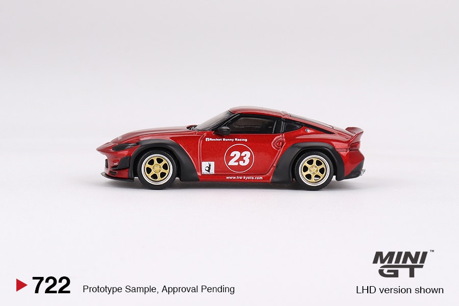 Skala 1/64 - Nissan Z Pandem Passion Red fr MINI GT (722)