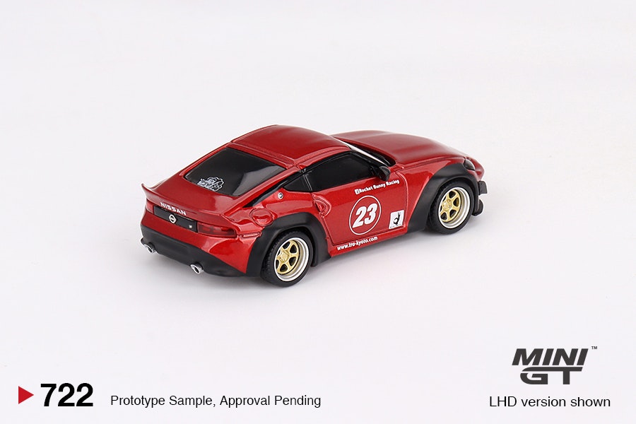 Skala 1/64 - Nissan Z Pandem Passion Red fr MINI GT (722)
