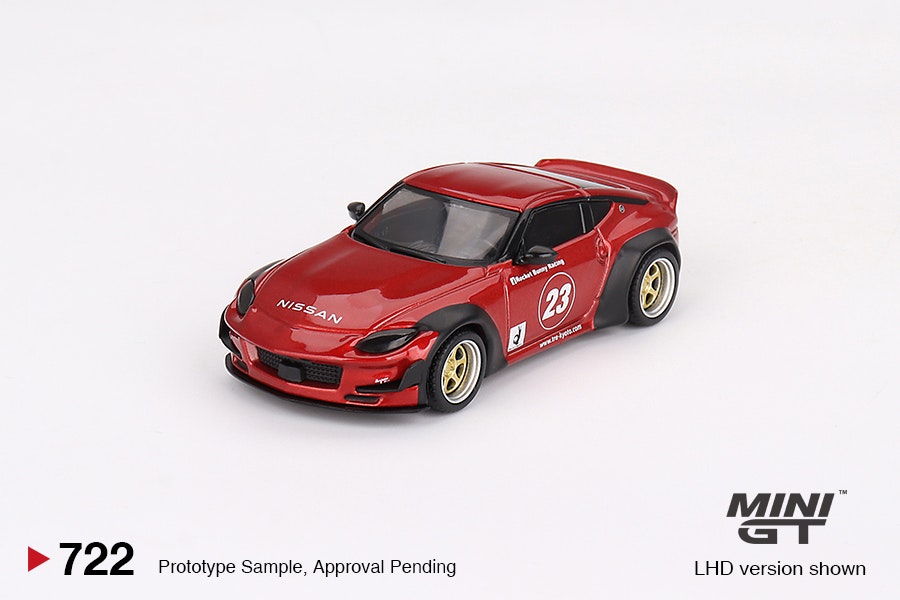 Skala 1/64 - Nissan Z Pandem Passion Red fr MINI GT (722)