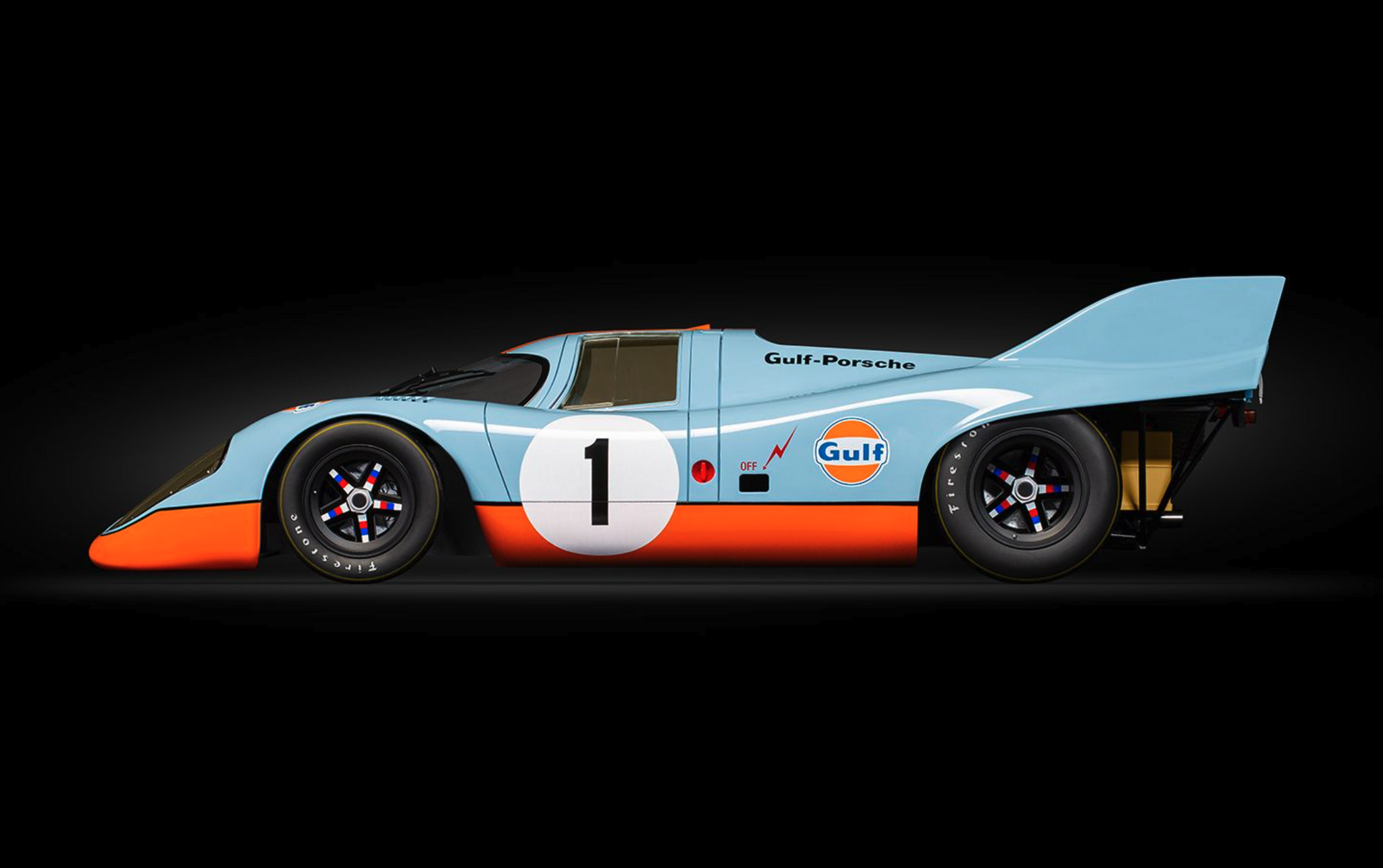 Skala 1/8 Building set: Porsche 917K - Gulf Edition fr POCHER