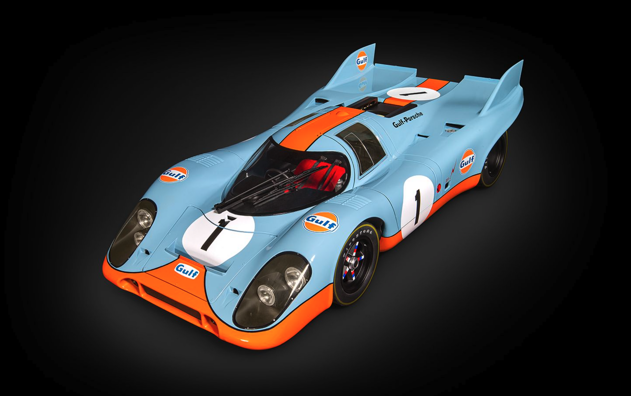 Skala 1/8 Building set: Porsche 971K - Gulf Edition fr POCHER