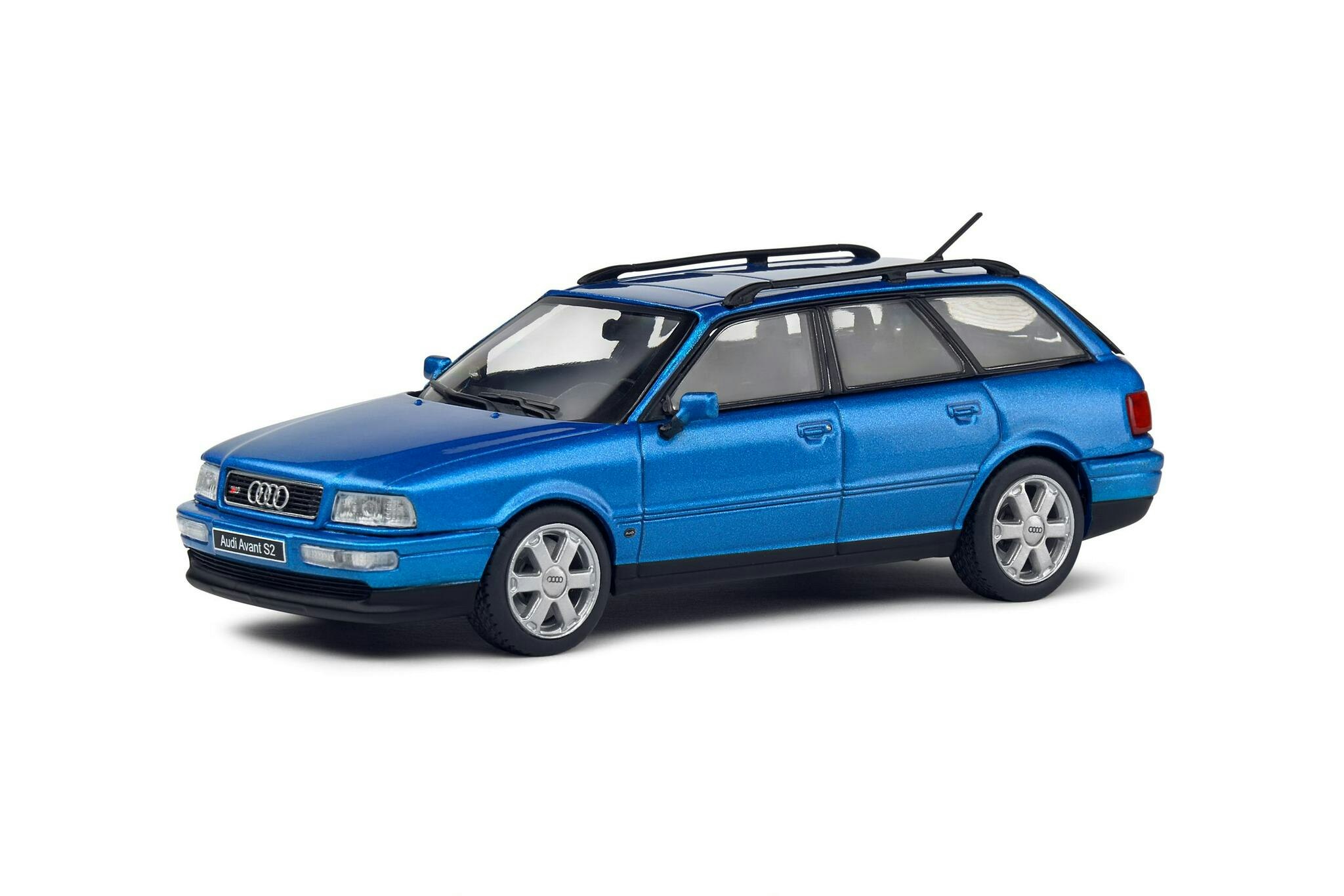 Skala 1/43 Audi Avant RS2 1995, Powered by Porsche, Blue fr Solido