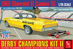 Skala 1/25 68' Chevrolet El Camino SS + Soapbox derby racing car fr AMT