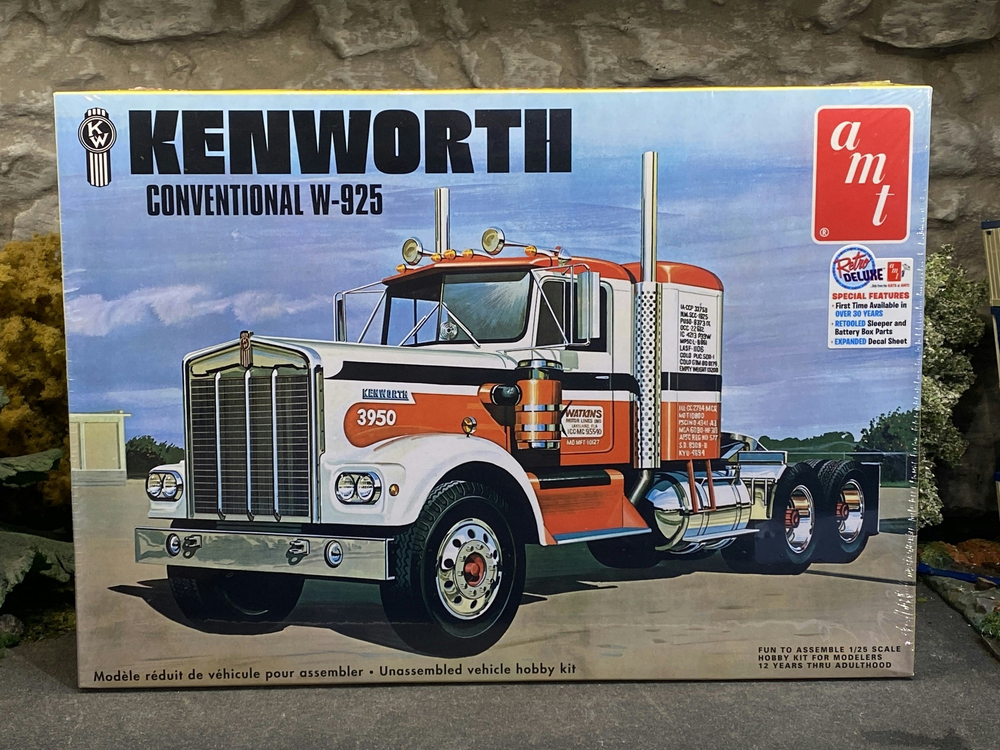Skala 1/25 Kenworth W925 Conventional fr AMT
