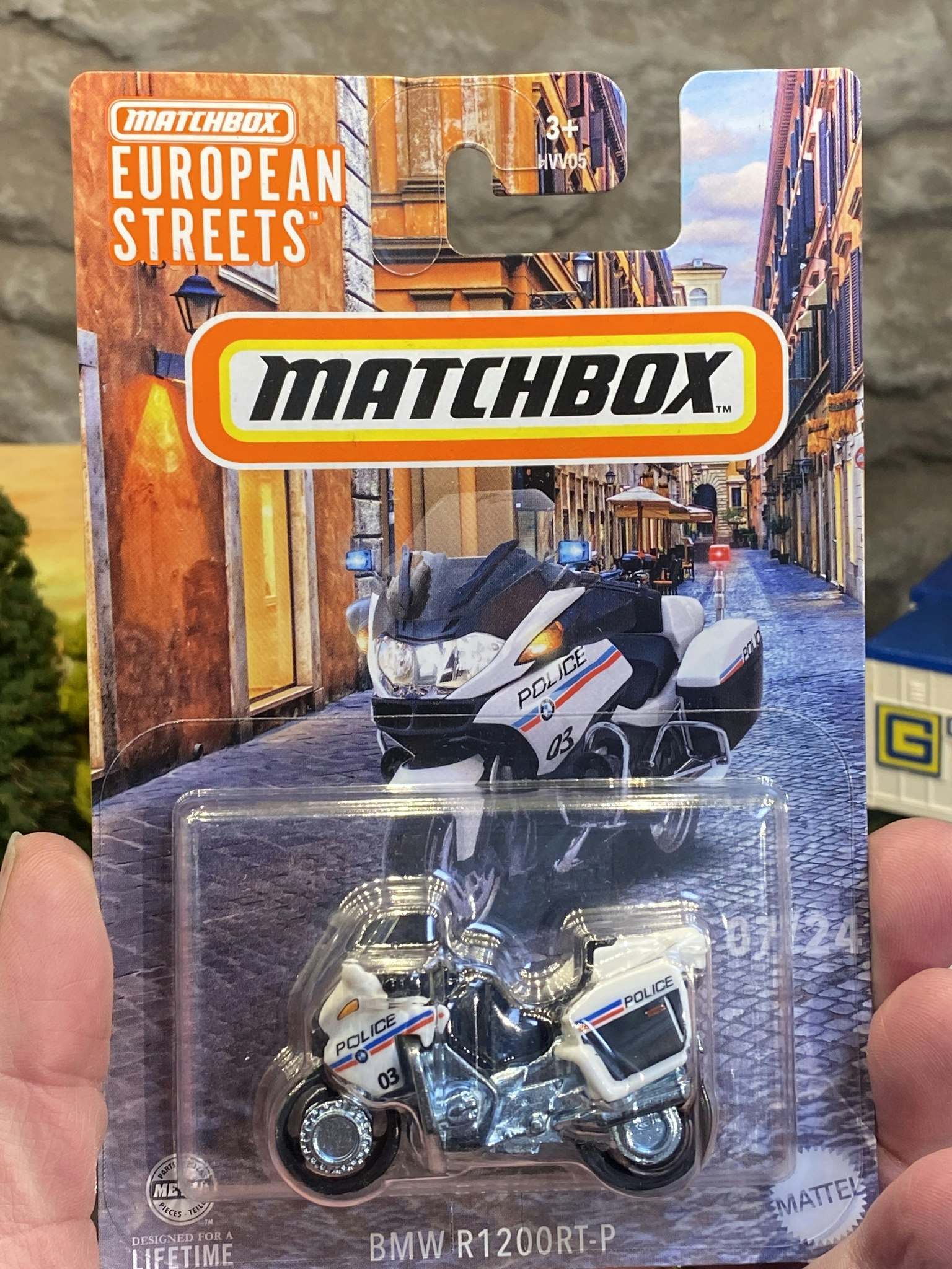 Skala 1/64 Matchbox, European Streets: BMW R1200RT Police