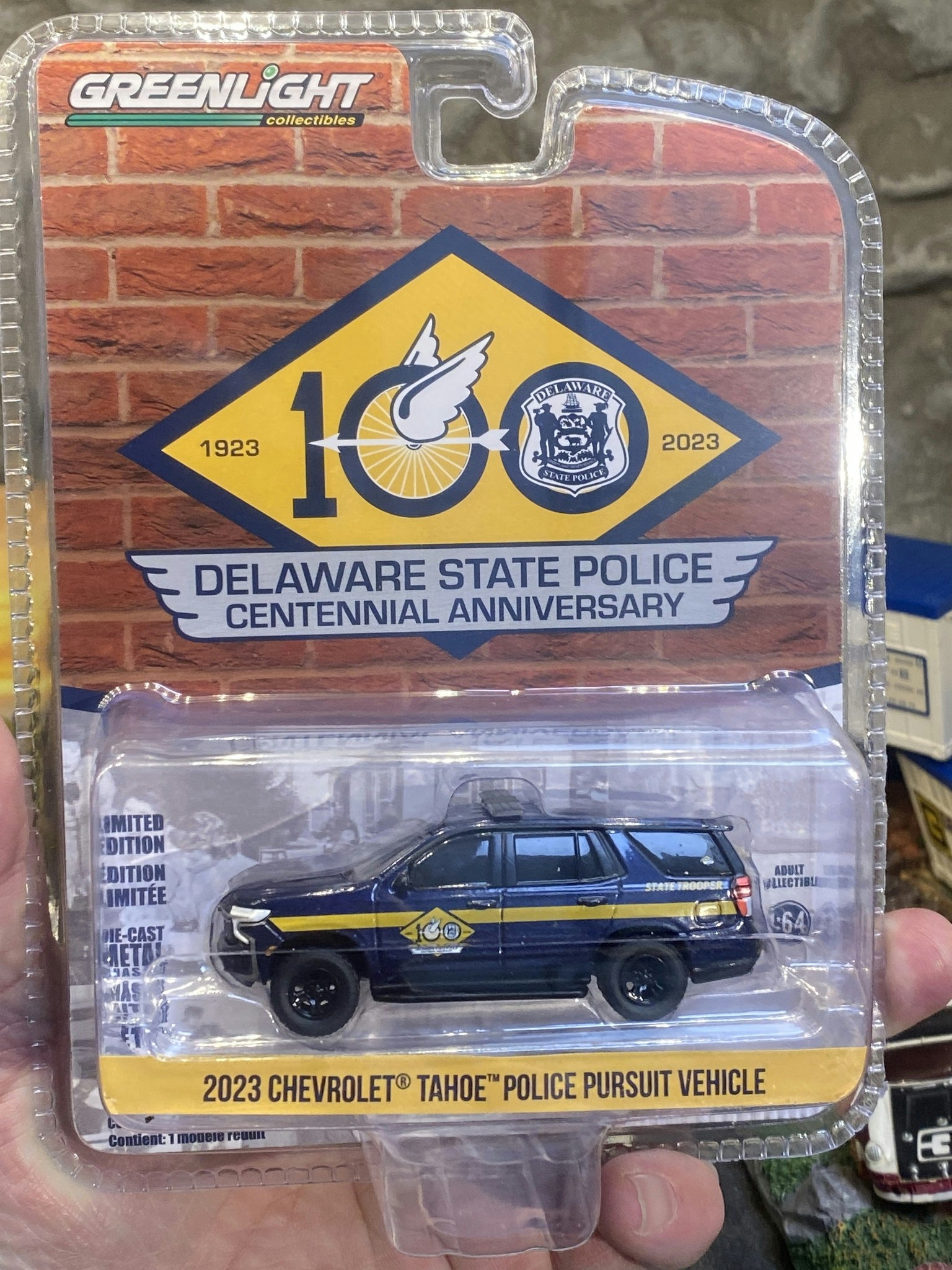 Skala 1/64 2023 Chevrolet Tahoe - Police Pursuit Vehicle fr Greenlight