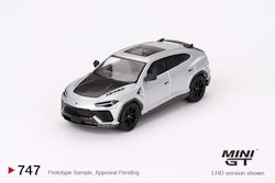 Skala 1/64 Lamborghini Urus Performante Grigio Nimbus fr MINI GT (747)