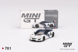 Skala 1/64 Honda NSX GT3 EVO AlphaTauri Yuki Tsunoda 2023 Red Bull Formula Nurburgring fr MINI GT (761)