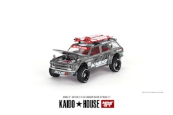 Skala 1/64 Datsun KAIDO 510 Wagon 4x4 Kaido Offroad V1 fr Mini GT (KHMG121)