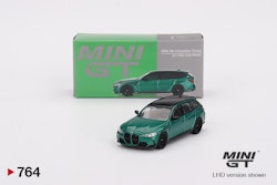 Skala 1/64 BMW M3 Competition Touring Isle of Man Green Metallic fr MINI GT (764)