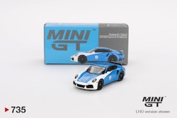 Skala 1/64 Porsche 911 Turbo S Safety Car 2023 IMSA Daytona 24 Hrs fr MINI GT (735)