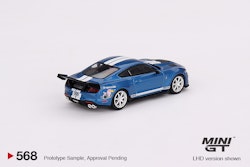 Skala 1/64 Shelby GT500 Dragon Snake Concept Ford Performance Blue fr MINI GT (568)