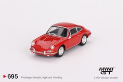 Skala 1/64 Porsche 901 1963 Signal Red fr MINI GT (695)