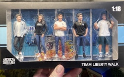 Skala 1/18 Team Liberty Walk, 5-pack fr American Diorama