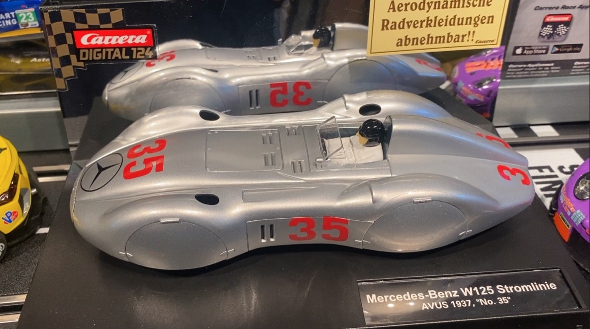 Skala 1/24 Digital/An. slot car fr Carrera: Mercedes-Benz W125 Stromlinie AVUS 37' #35