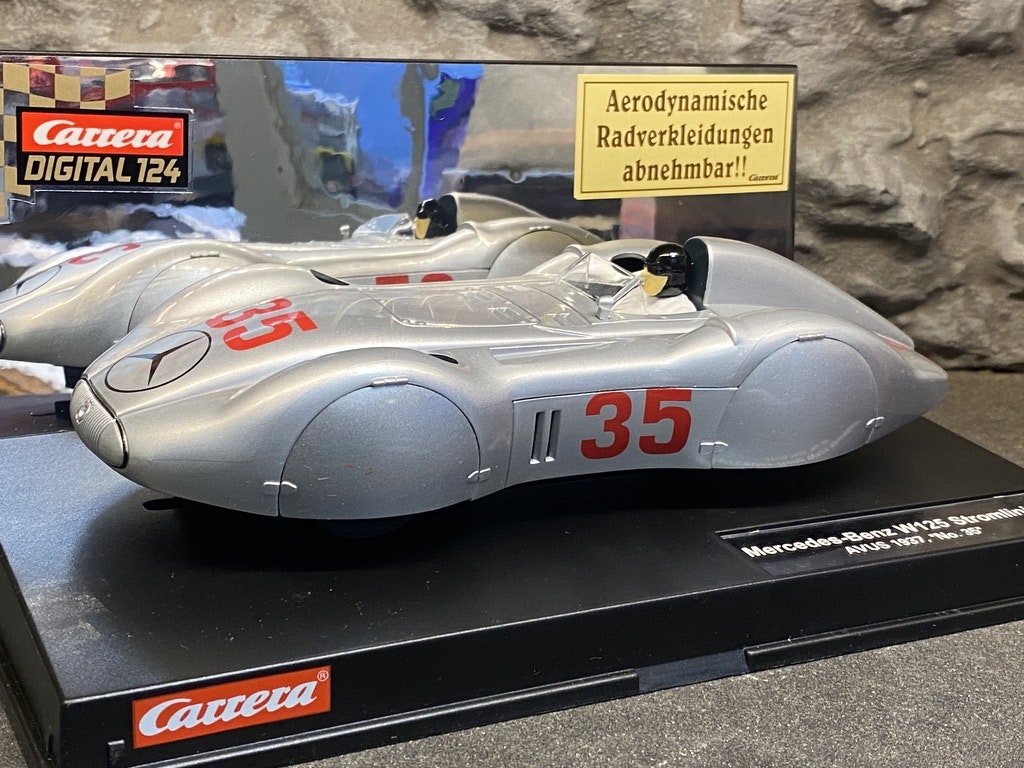 Skala 1/24 Digital/An. slot car fr Carrera: Mercedes-Benz W125 Stromlinie AVUS 37' #35
