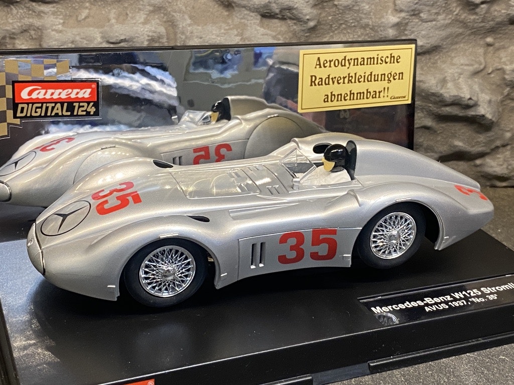 Skala 1/24 Digital/An. slot car fr Carrera: Mercedes-Benz W125 Stromlinie AVUS 37' #35