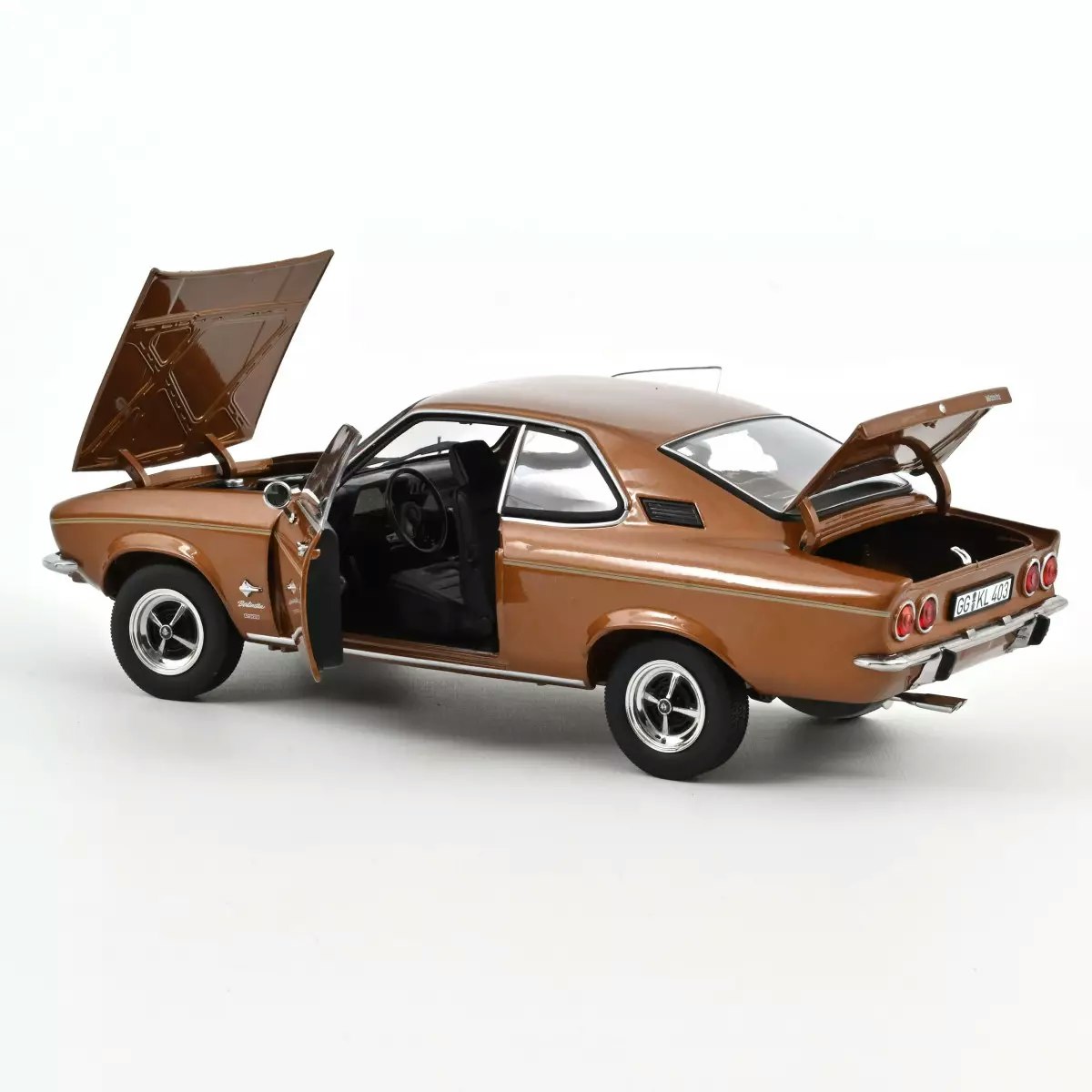 Skala 1/18 Opel Manta A 1970, Bronce metallic  fr Norev