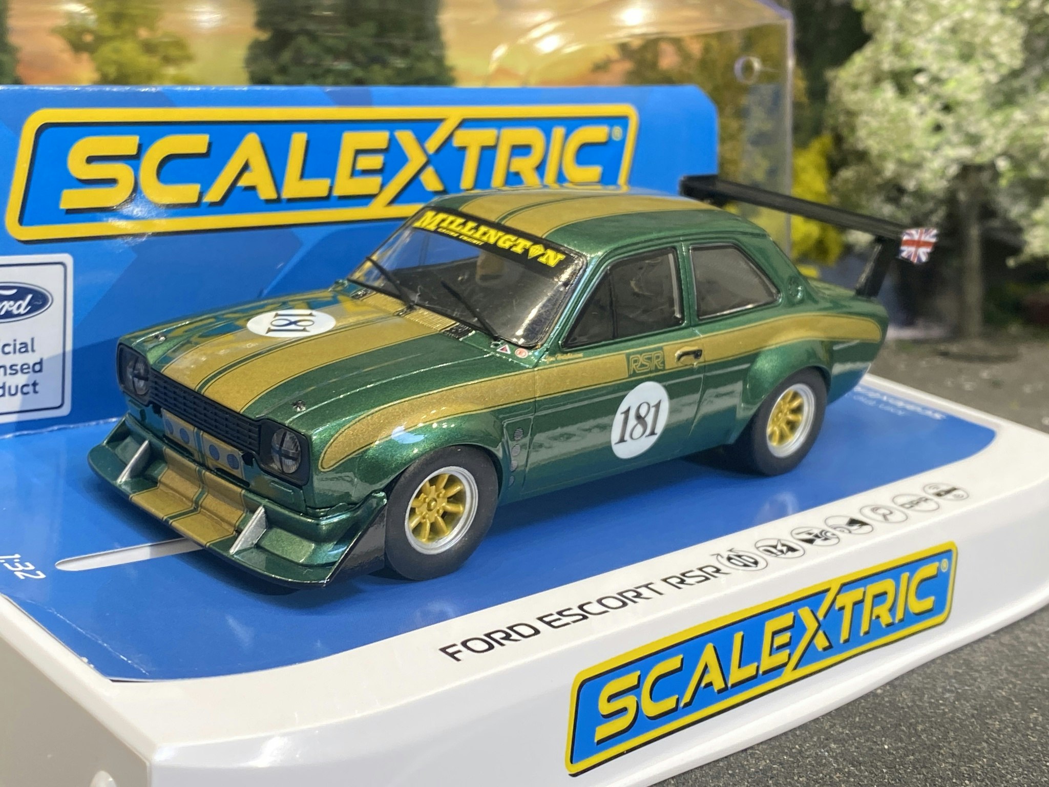 Skala 1/32 An. Scalextric Slot Car: Ford Escort RSR, Jim Hutchinson