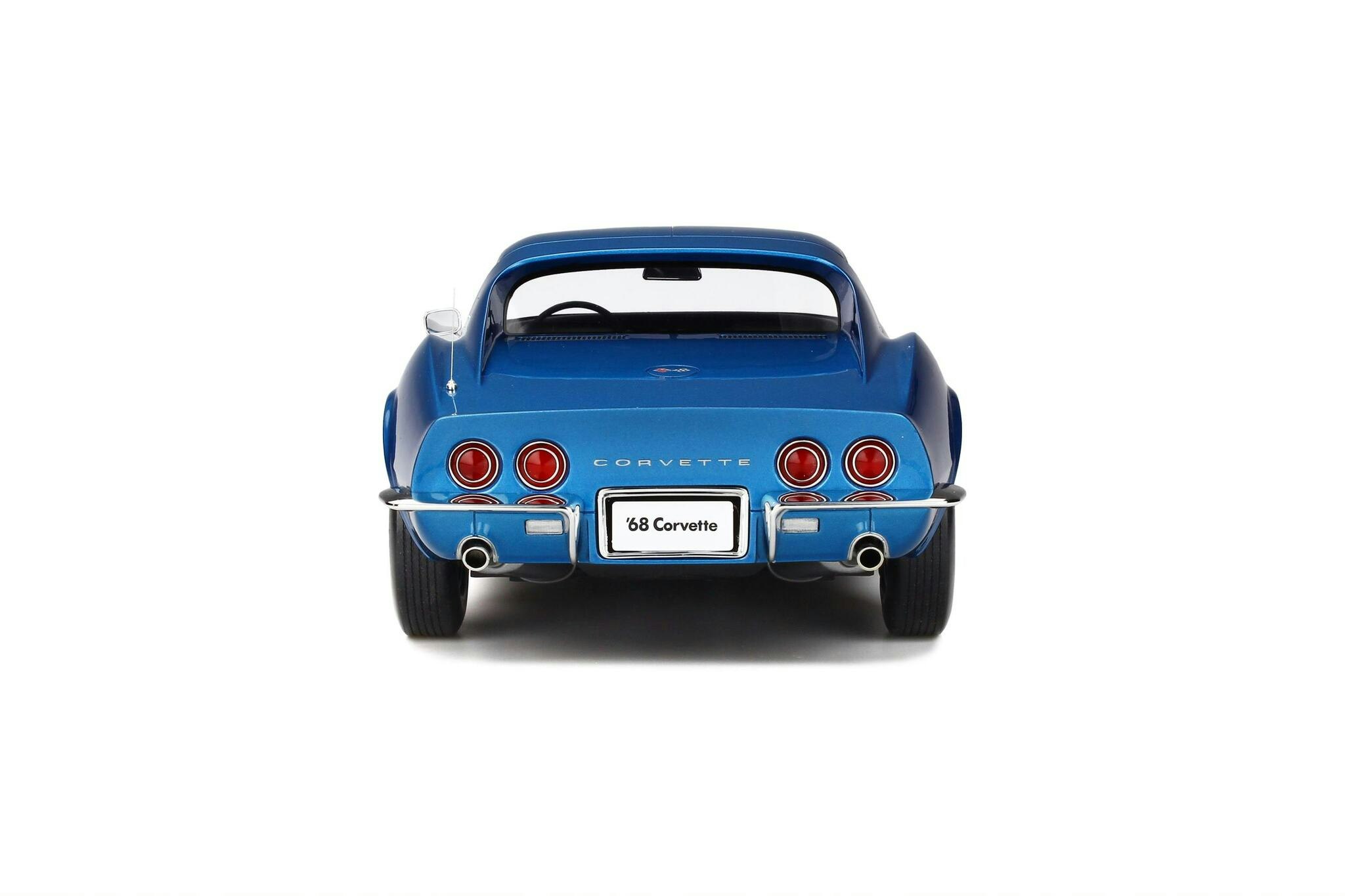 Skala 1/12 Chevrolet Corvette C3 1968', Blue fr GT-Spirit (GT255)