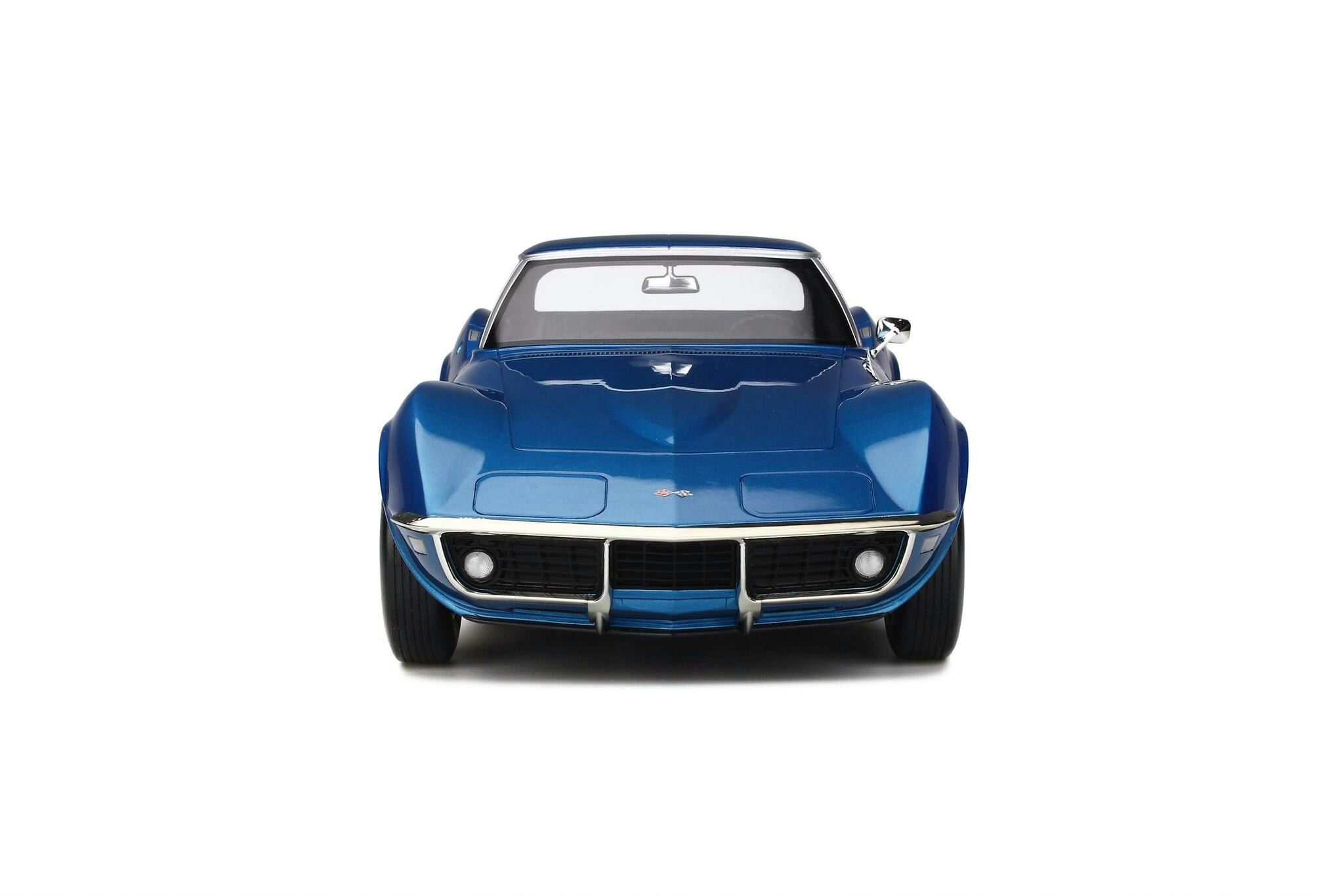 Skala 1/12 Chevrolet Corvette C3 1968', Blue fr GT-Spirit (GT255)