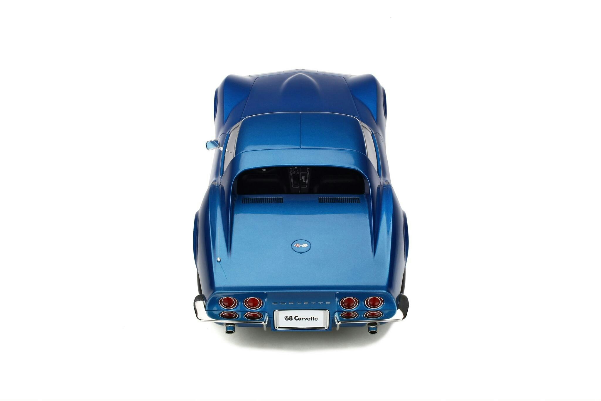 Skala 1/12 Chevrolet Corvette C3 1968', Blue fr GT-Spirit (GT255)