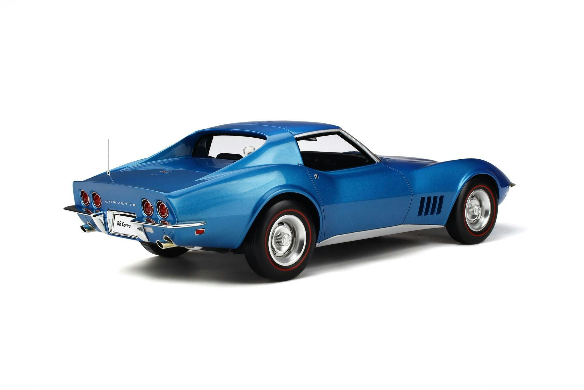 Skala 1/12 Chevrolet Corvette C3 1968', Blue fr GT-Spirit (GT255)