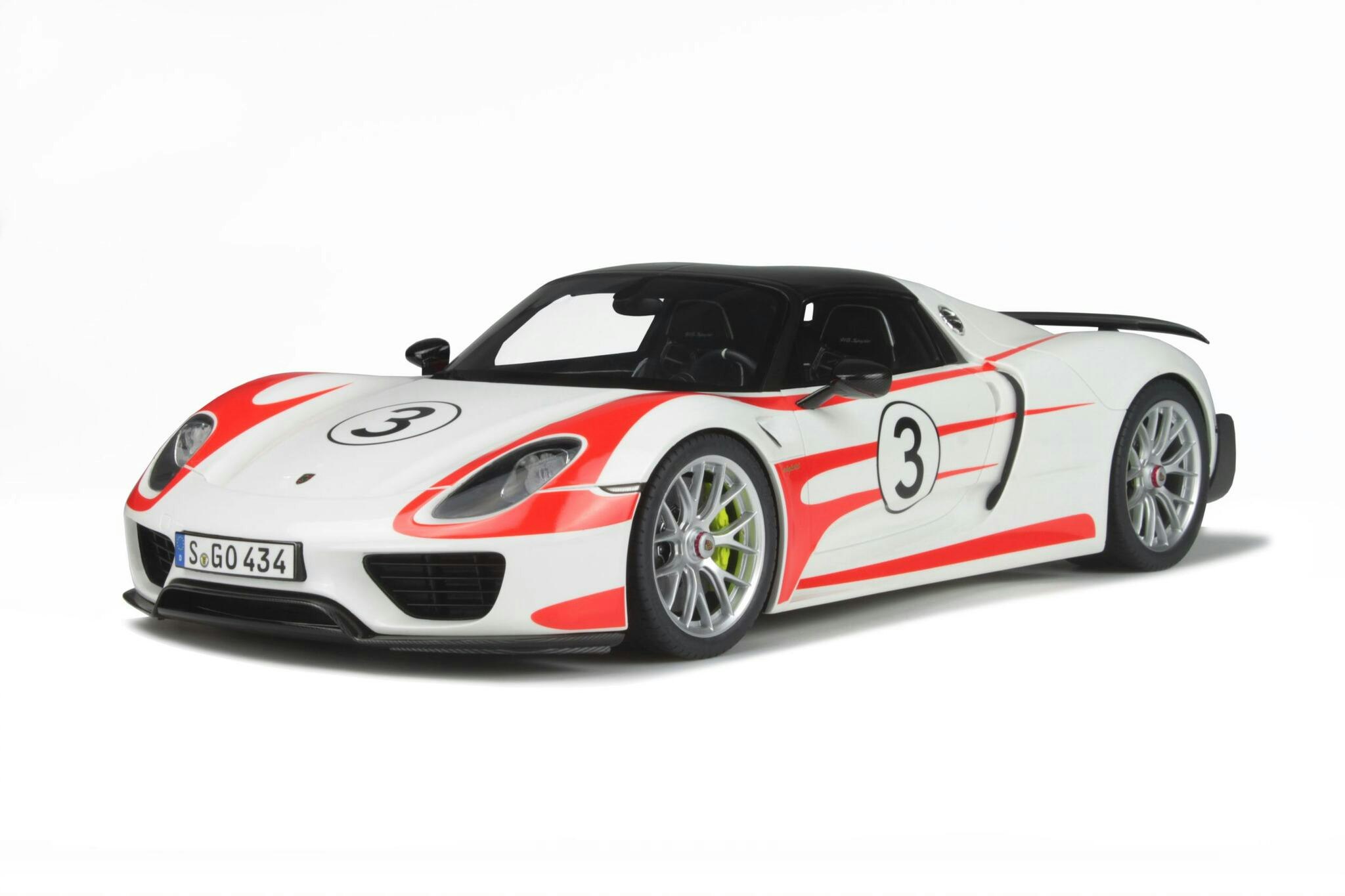 Skala 1/12 Porsche 918 Spyder Weissach Package fr GT-Spirit (GT078)