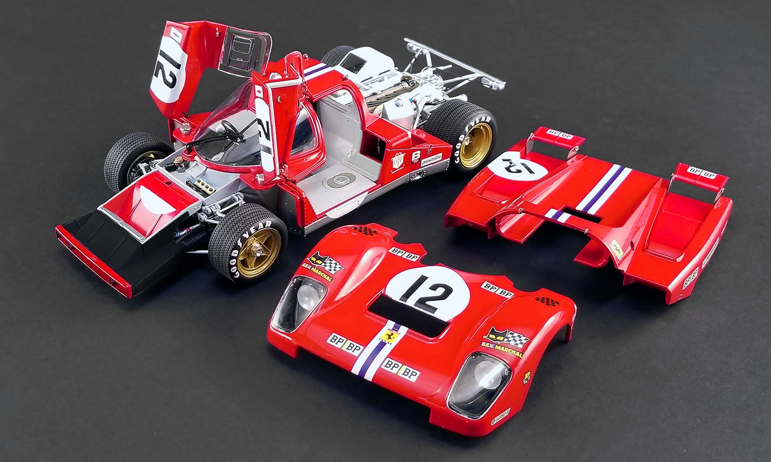 Skala 1/18 Ferrari 512M #12 "Le Mans" fr Masterpiece Collection