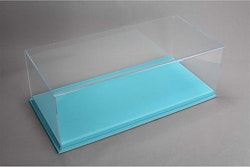 Skala 1/12 Vitrin/Display Case, Turquoise Leather Base, 10101 fr Atlantic Case