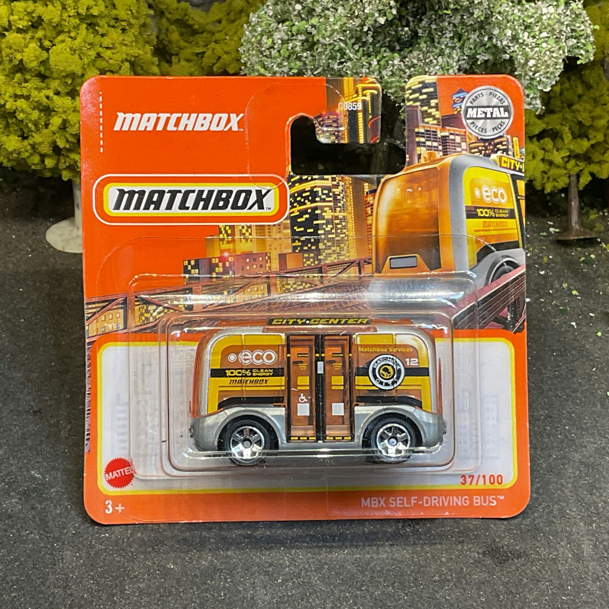 Skala 1/64 Matchbox - MBX Self-Driving Bus