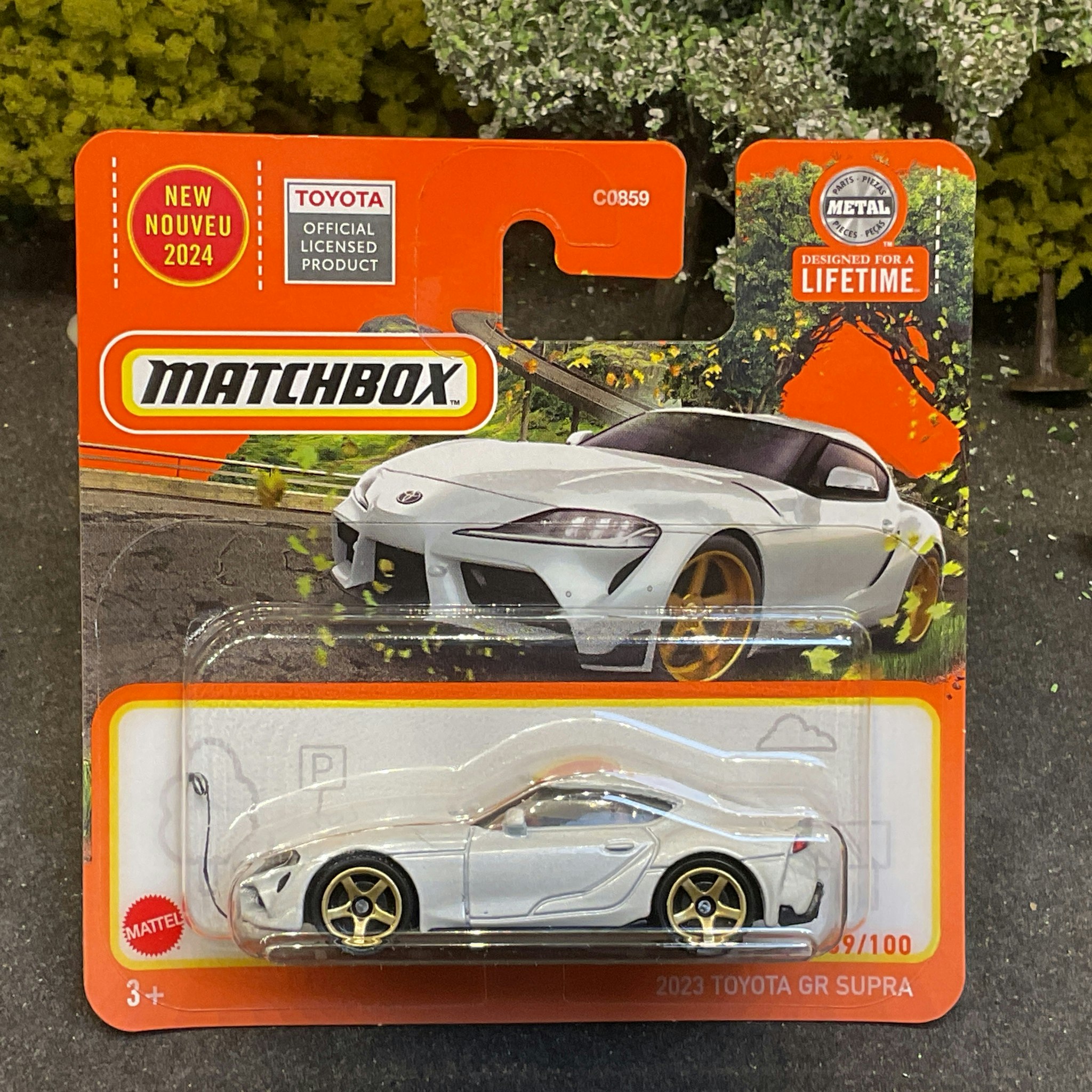 Skala 1/64 MATCHBOX "Lifetime" - Toyota GR Supra 2023, White