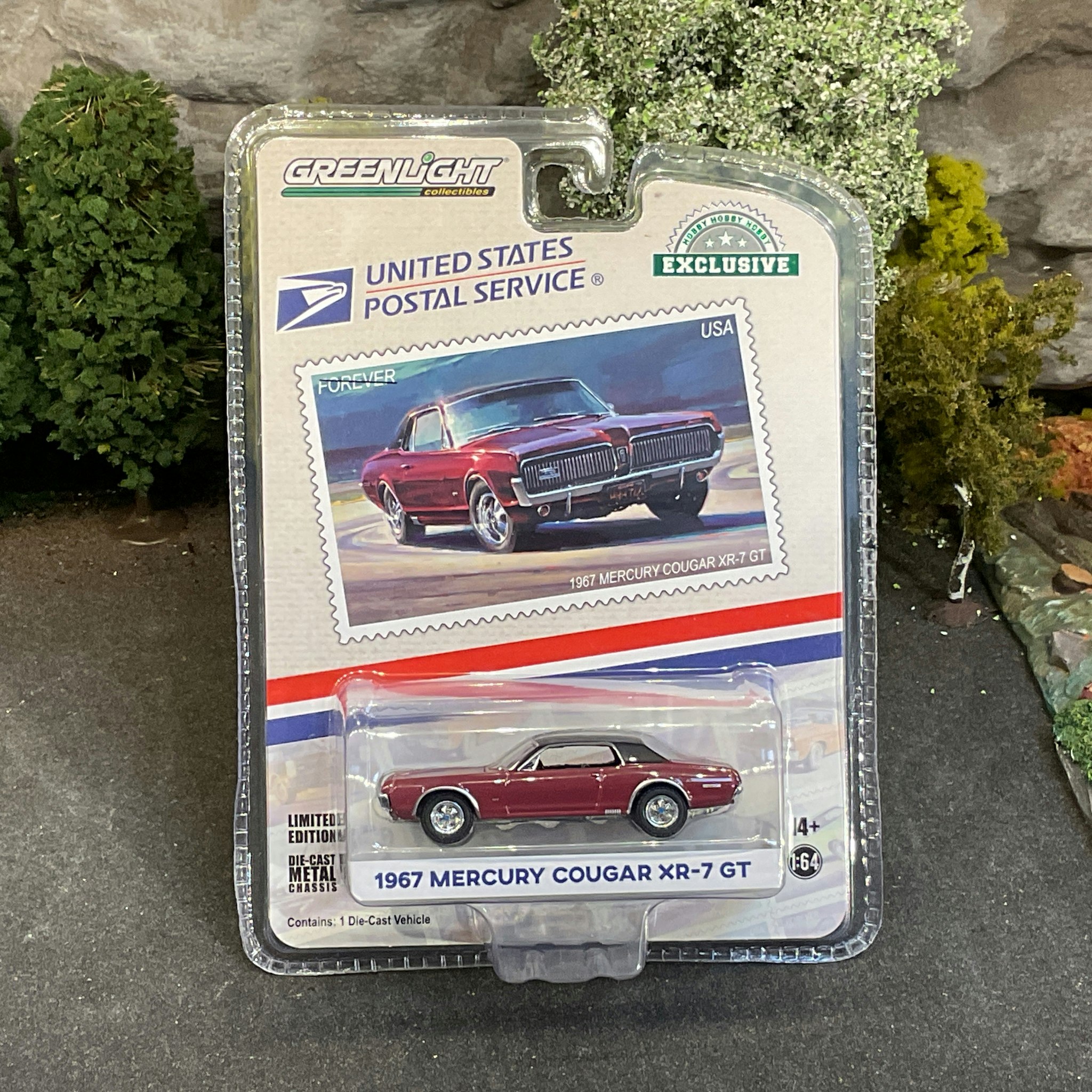 Skala 1/64 Mercury Cougar XR-7 GT 67' fr GreenLight Exclusive