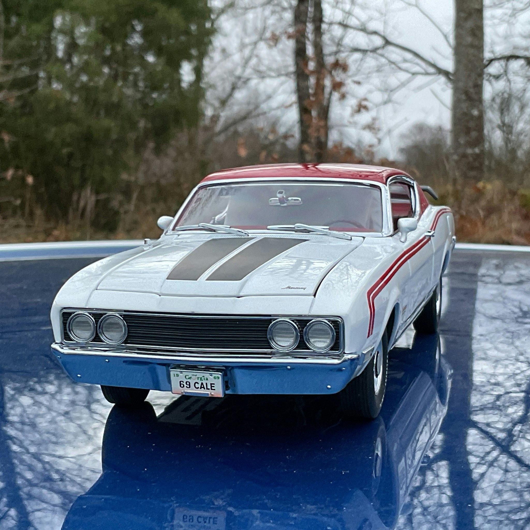 Skala 1/24 1969 Mercury Cyclone "Cale Yarborough Special" fr GMP (8261)