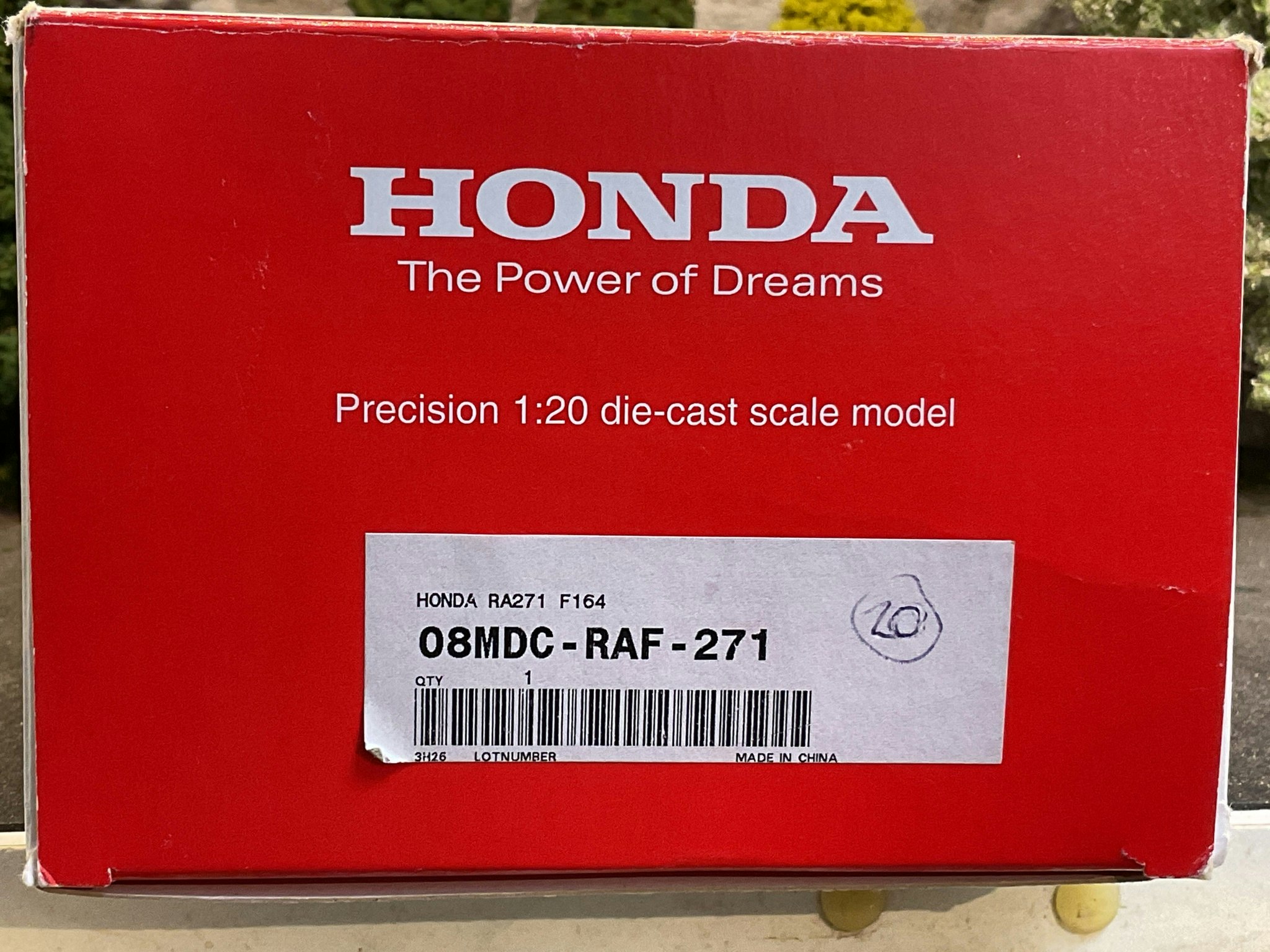Skala 1/20 HONDA RAF - 271 #20 GP 1964 fr Ebbro - Grand Prix Legends 08MDC
