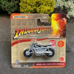 Skala 1/64 Matchbox 2024-series - Indiana Jones Themed Ducati Scrambler