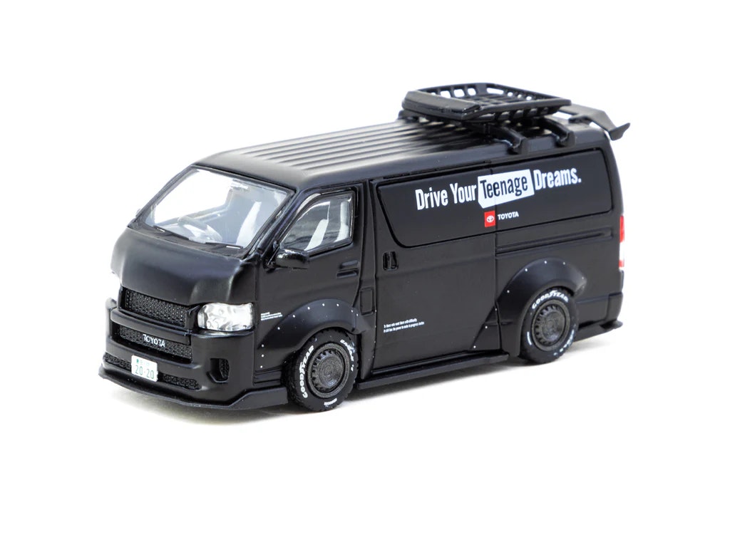 Skala 1/64 Toyota Hiace Widebody TOYOTA fr Tarmac Works - HOBBY64