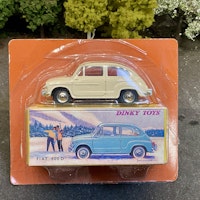 Skala 1/43 Fiat 600 D, Cream white fr Dinky Toys/Norev/De Agostini