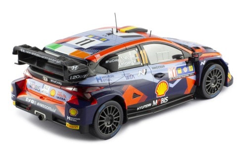 Scale 1/18 HYUNDAI i20 N Rally1 #11 T.Neuville - M.Wydaeghe Winner Central European Rally 2023 fr IXO Models