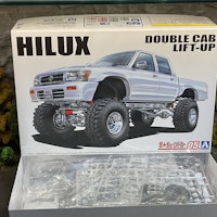 Skala 1/24 Building set Toyota Hilux Double Cab Lift-up fr Aoshima