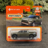 Skala 1/64 MATCHBOX "Lifetime" -  Rivian R1T, Olive green