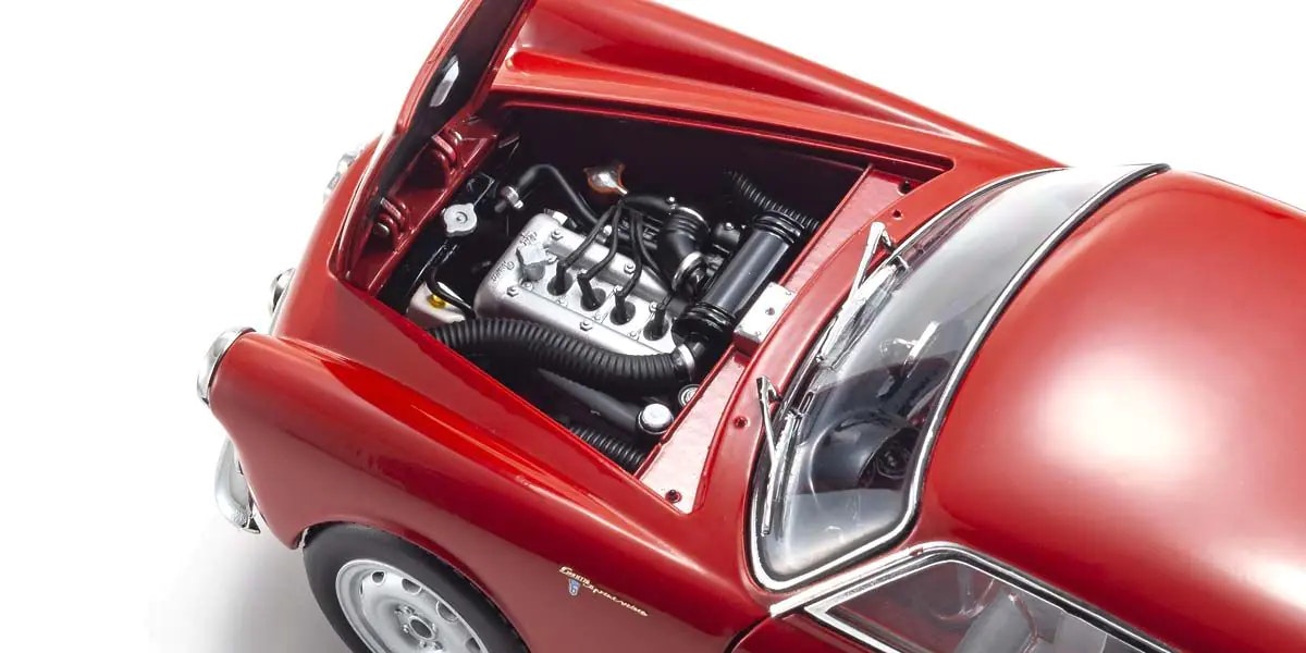 Skala 1/18 Alfa Romeo Giulietta Sprint Veloce Red (KS08957VR) fr Kyosho