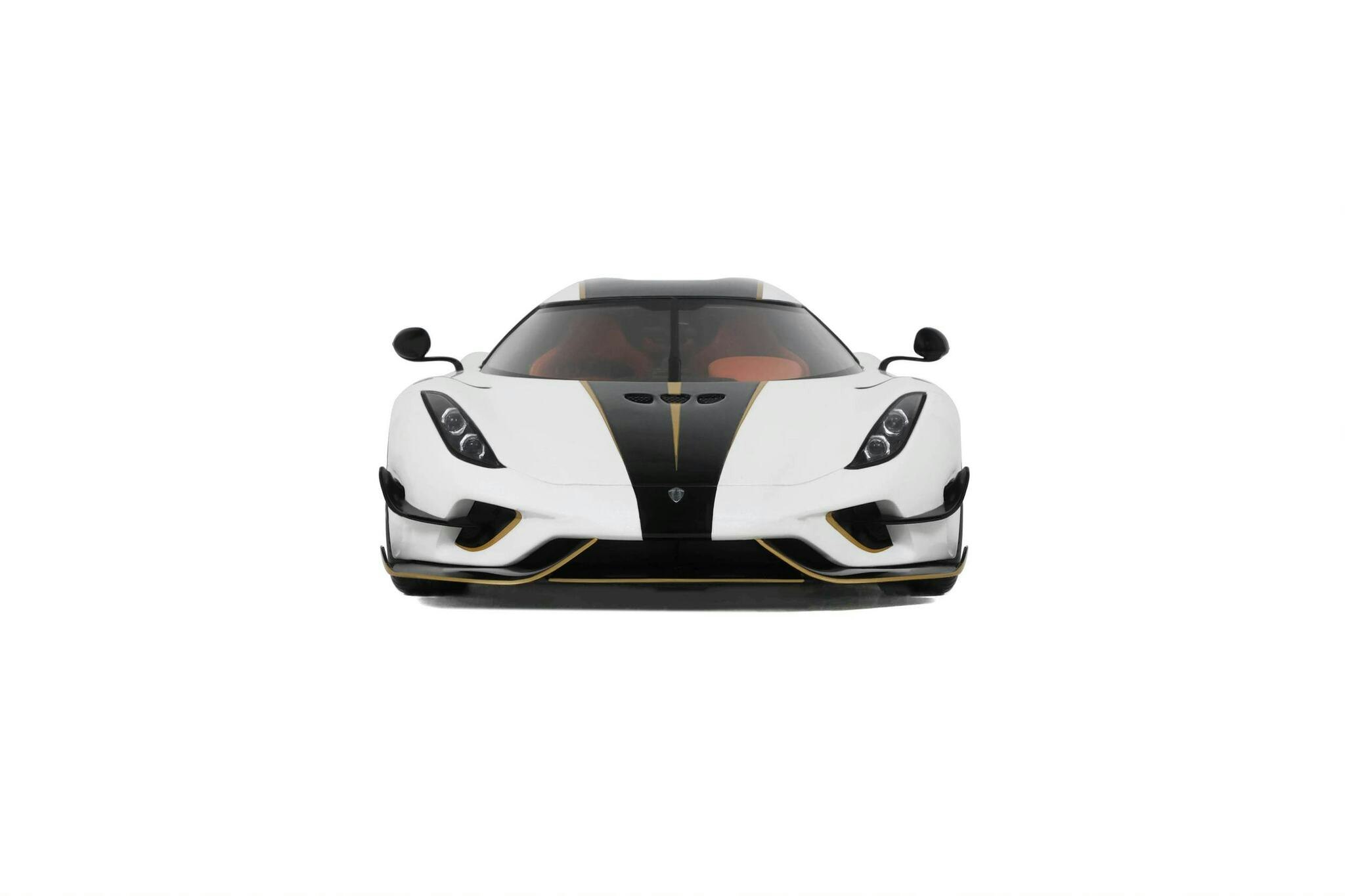 NEW!!! Skala 1/18 Koenigsegg Regera Record, 2023 White fr GT Spirit (GT913)