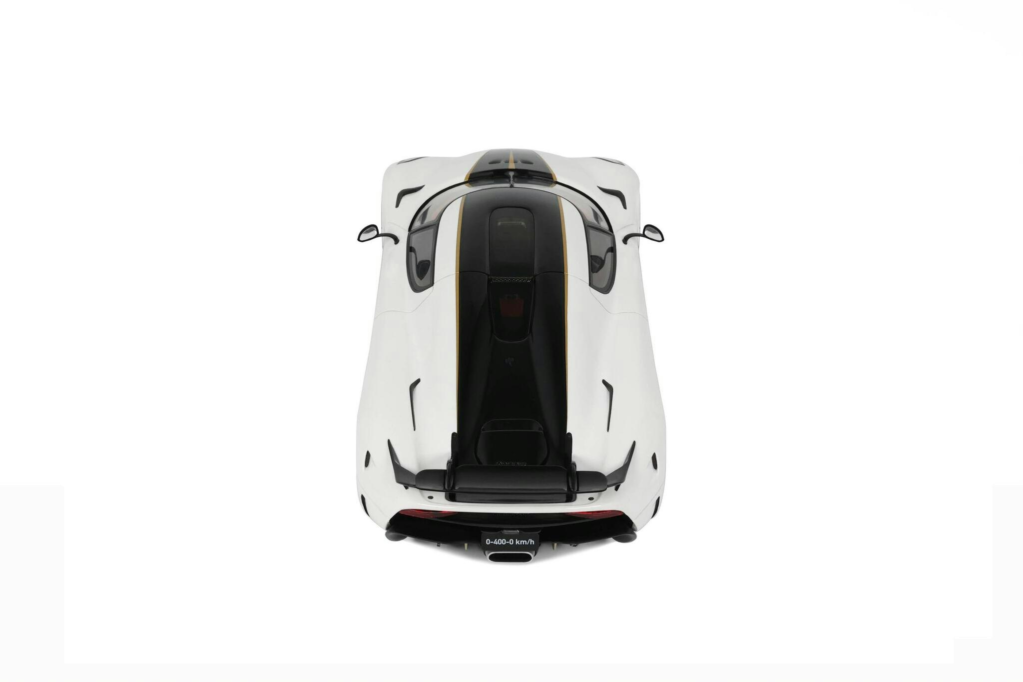 NEW!!! Skala 1/18 Koenigsegg Regera Record, 2023 White fr GT Spirit (GT913)