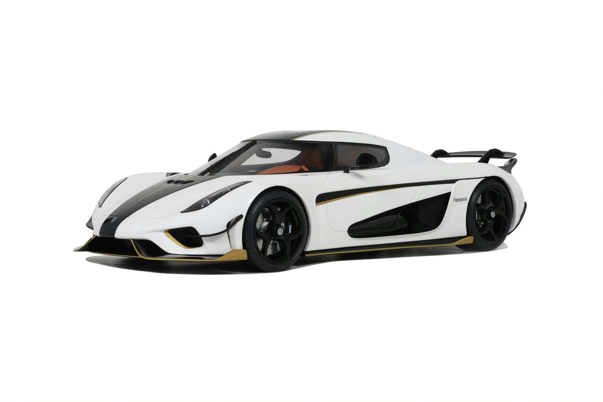 NEW!!! Skala 1/18 Koenigsegg Regera Record, 2023 White fr GT Spirit (GT913)